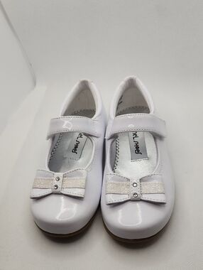 Rachel Shoes White Patent Lil Hilary Size 11M
